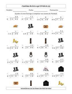 Las cuentas incompletas de Ebenezer Scrooge, Division (Versión Difícil)