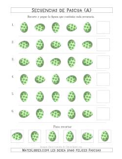 Secuencias de Imágenes de Huevos de Pascuas Cambiando el Atributo Rotación