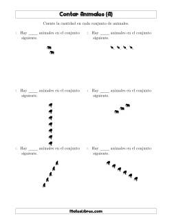 Contar Animales en Conjuntos Lineales