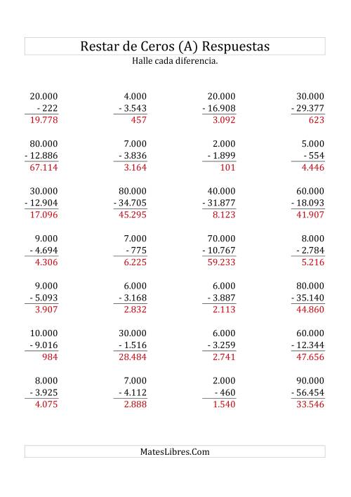 Complementos, Sustraer de Múltiplos de 1000 y 10000 (A)