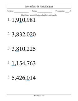 Identificar Posición desde Las Unidades hasta Los Millones (Formato Grande)